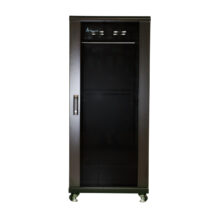 Extralink armario rackmount de pie de 32U en color negro, dimensiones 600x600 mm, SKU EX.14756