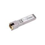 Módulo SFP Extralink para convertir SFP a RJ45, velocidad 1.25Gbps, modelo 1000BASE-T, alcance de 100 metros, SKU EX.15081, diseñado para equipos HP/ARUBA