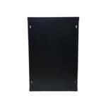 Armario rackmount Extralink de 18U, dimensiones 600x600, color negro, SKU EX.16880. Este gabinete está diseñado para montaje en pared y es ideal para organizar equipos de red.