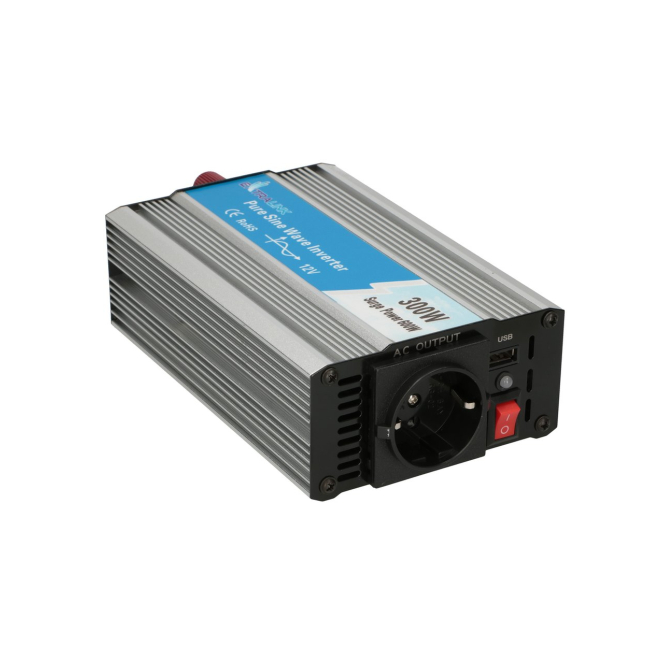 Extralink Convertidor de Voltaje 12V 300W Sinusoidal Pura Convertidor de voltaje Extralink OPIP-300W con salida de 12V y potencia de 300W de onda sinusoidal pura, SKU EX.18068