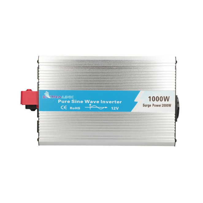 Extralink Convertidor de voltaje de coche OPIP-1000W 12V - 230W, 1000W, sinusoidal pura 2 Extralink Convertidor de voltaje de coche OPIP-1000W detalles