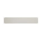 Imagen del Extralink Front Blank Panel 2U 19 pulgadas en color gris. SKU: EX.19058