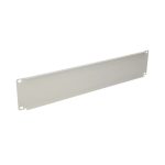 Imagen del Extralink Front Blank Panel 2U 19 pulgadas en color gris. SKU: EX.19058