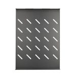 Estantería 1U Extralink en color negro, 350mm de profundidad, modelo EX.19096, ideal para armarios de 600mm