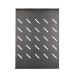 Estantería 1U Extralink en color negro, 350mm de profundidad, modelo EX.19096, ideal para armarios de 600mm