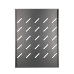 Estantería 1U Extralink en color negro, 350mm de profundidad, modelo EX.19096, ideal para armarios de 600mm