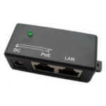 Inyector PoE Extralink con 1 puerto RJ45 de 100Mb/s, SKU EX.1957