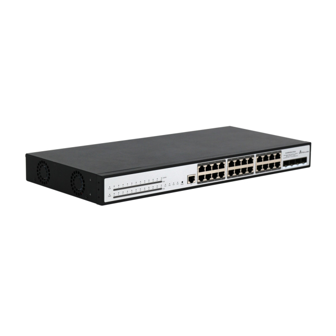 Extralink Conmutador PoE Chiron Pro 24x RJ45 1000Mb/s PoE, 4x SFP+, L3, 370W 1 Extralink Chiron Pro Conmutador PoE