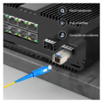 Extralink SFP WDM Módulo SFP 1.25G, 1310/1550nm, single mode, 3km, SC, DOM, par EX.2220