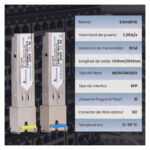 Extralink SFP WDM Módulo SFP 1.25G, 1310/1550nm, single mode, 3km, SC, DOM, par EX.2220