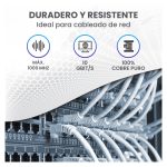 Imagen del cable de red Extralink CAT6 FTP (F/UTP) V2 para exteriores de 50 metros de largo, SKU EX.22523