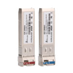 Imagen del módulo transceptor Extralink SFP+ 10G WDM, 1270/1330NM, SM, para distancias de hasta 2KM. SKU: EX.28662
