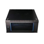 Armario rackmount Extralink de montaje en la pared con dimensiones de 4U 600x600 mm en color negro. SKU EX.2893