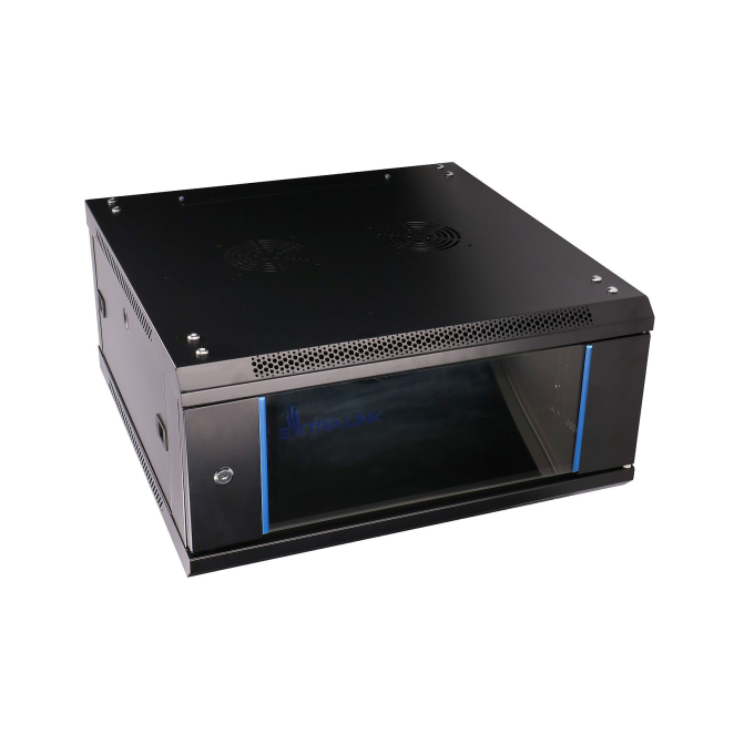Extralink Armario rackmount 4U 600x600 Negro montaje en la pared 2 Estructura del Extralink Armario rackmount 4U 600x600