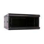 Armario rackmount Extralink de montaje en la pared con dimensiones de 4U 600x600 mm en color negro. SKU EX.2893