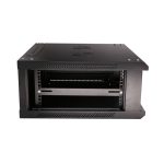 Armario rackmount Extralink de montaje en la pared con dimensiones de 4U 600x600 mm en color negro. SKU EX.2893