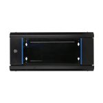 Armario rackmount Extralink de montaje en la pared con dimensiones de 4U 600x600 mm en color negro. SKU EX.2893