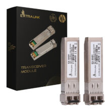 Extralink Módulo SFP+ 10G 2-pack, 10Gbps, 850nm, 300m, multi mode, SKU: EX.30491