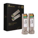 Extralink SFP28 25G 2-Pack Module, 25Gbps, LC/UPC Duplex, 1310nm, 10km, single mode, DOM. SKU EX.33188