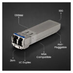 Extralink SFP28 25G 2-Pack Module, 25Gbps, LC/UPC Duplex, 1310nm, 10km, single mode, DOM. SKU EX.33188