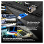 Módulo SFP+ Extralink 10G 2-pack, soporta 10Gbps, conector LC/UPC, longitud 1310nm, alcance 10km, modo único, DOM. SKU EX.35900