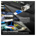 Módulo transceptor Extralink SFP 1.25Gbps, LC/UPC, 850nm, alcance 550m, compatible con HP/Aruba, SKU EX.35931