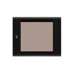 Armario rack 9U de pared de la marca Extralink, color negro, SKU EX.39359, para organizar y proteger equipos de red.