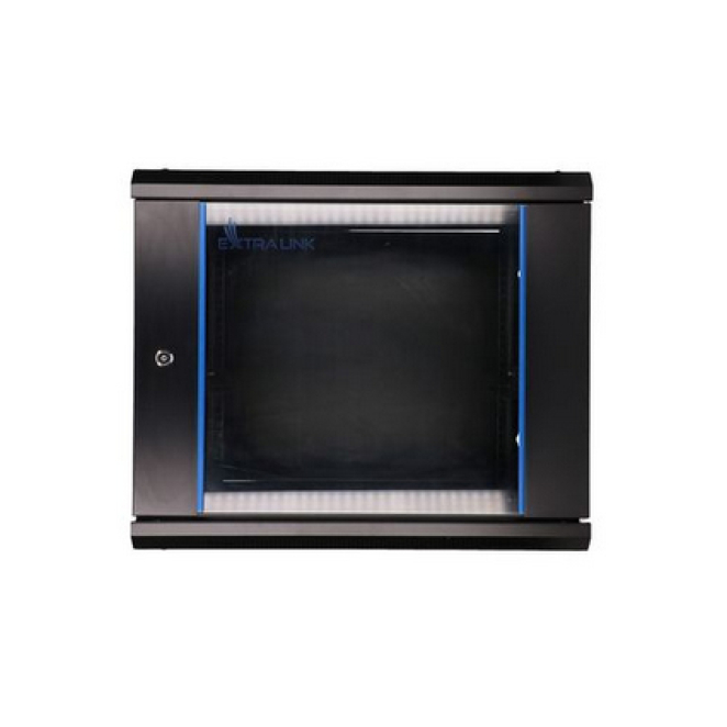 Extralink Armario rackmount 9U 600x600 Negro montaje en la pared 1 Extralink Armario rackmount 9U 600x600 Negro montaje en la pared