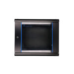 Armario rackmount Extralink 9U negro de montaje en la pared, mide 600x600 mm, SKU EX.3968