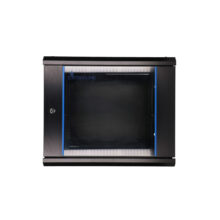 Armario rackmount Extralink 9U negro de montaje en la pared, mide 600x600 mm, SKU EX.3968