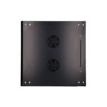 Armario rackmount Extralink 9U negro de montaje en la pared, mide 600x600 mm, SKU EX.3968