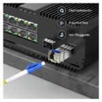 Módulo SFP Extralink WDM de 1.25Gbps, 1310/1550nm, single mode, 3km, con conector LC, SKU: EX.6198