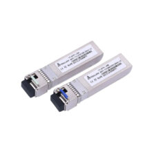 Módulo SFP+ de Extralink 10Gbps, 1270/1330nm, single mode, 20km alcance, conector LC, monitoreo DOM, SKU EX.6211