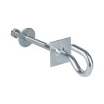 Gancho de 160mm para soportes colgantes de Extralink, modelo EX.6402, ideal para soluciones de montaje