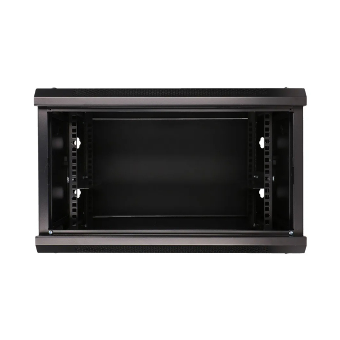 Extralink Armario rackmount 6U 600x450 Negro montaje en la pared 1 Extralink Armario rackmount 6U 600x450 Negro montaje en la pared entrada frontal