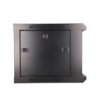 Armario rackmount 6U de Extralink en color negro, dimensiones 600x450mm, montaje en la pared. SKU: EX.7225