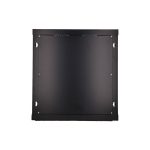 Armario rackmount Extralink 12U, tamaño 600x450 mm, color negro, ideal para montaje en la pared. SKU EX.7263