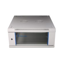Extralink Armario Rackmount 4U de 600x600 en color gris, adecuado para montaje en la pared. SKU EX.8543.