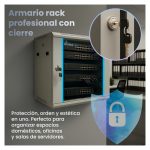 Armario rackmount Extralink 6U 600x600 Gris para montaje en la pared, SKU EX.8567