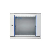 Armario rackmount 9U 600x600 de Extralink en color gris para montaje en la pared, SKU EX.8581
