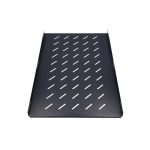 Extralink Estanteria 1U 750mm Negro 19", dimensiones de 752 x 472mm, para armarios de 1000mm de profundidad, SKU EX.8642
