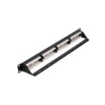 Patchpanel Extralink CAT5E UTP con 24 puertos, modelo EX.9809, diseñado para conexiones rápidas y seguras