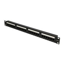Extralink Patchpanel CAT6 UTP V2 de 24 puertos, SKU EX.9816, perfecto para redes de alta velocidad