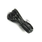 Imagen del cable de transmisión negro Extreme Networks con enchufe CEE7/7 e IEC 320, SKU 10033