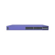 Imagen del switch gestionado L2/L3 Extreme Networks 5320-24T-8XE con 24 puertos Gigabit Ethernet, 1U y color azul. SKU 5320-24T-8XE