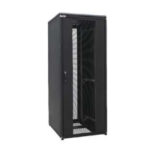 Fibrain SSRS-42-8/10-S04-B, armario rack de 24U, color negro, rack independiente, SKU SSRS-42-8/10-S04-B