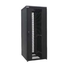 Fibrain SSRS-42-8/10-S04-B, armario rack de 24U, color negro, rack independiente, SKU SSRS-42-8/10-S04-B