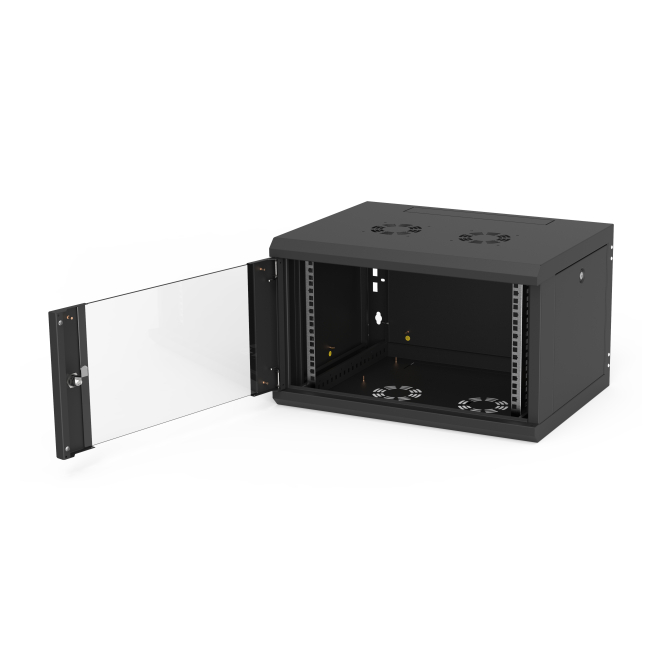 Fibrain SWC-10-600-S04-B armario rack 10U Bastidor de pared Negro 1 Fibrain SWC-10-600-S04-B armario rack 10U Bastidor de pared Negro