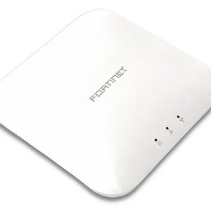 Fortinet FortiAP-241K Indoor Wireless Access Point featuring Wi-Fi 7 tri-band 2.4/5/6GHz with 2+2+2 streams, 4 radios, PoE injector capability and multiple RJ45 ports. SKU: FAP-241K-E