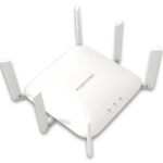 Fortinet FortiAP-243K Indoor Wireless Access Point displaying Wi-Fi 7 Tri-band functionality across 2.4/5/6GHz, SKU: FAP-243K-E